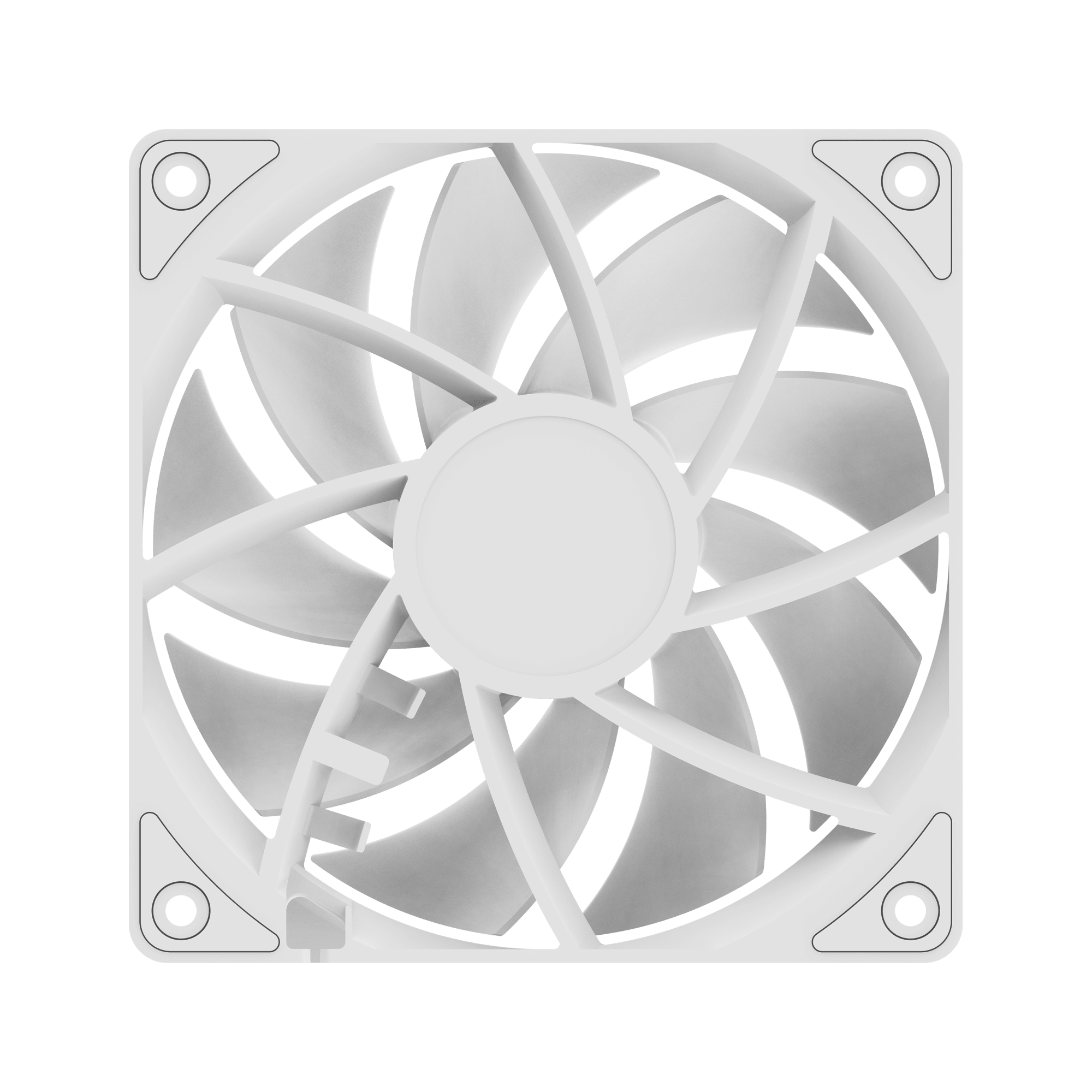 Вентилятор для корпуса Ocypus Gamma F12 WH 1x(120x120x25mm) 1300±10%RPM 44.5CFM Белый
