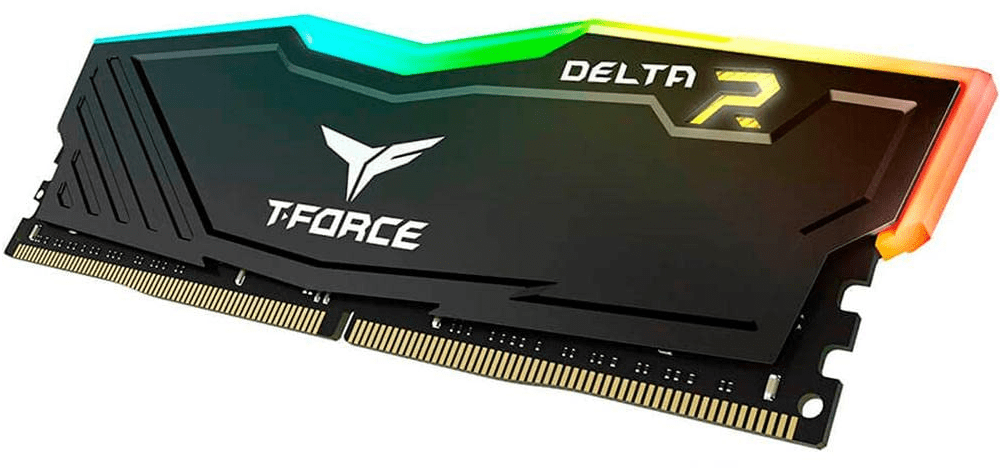 Оперативная память 16GB 3200MHz DDR4 Team Group DELTA RGB CL16 TF3D416G3200HC16F01 Black