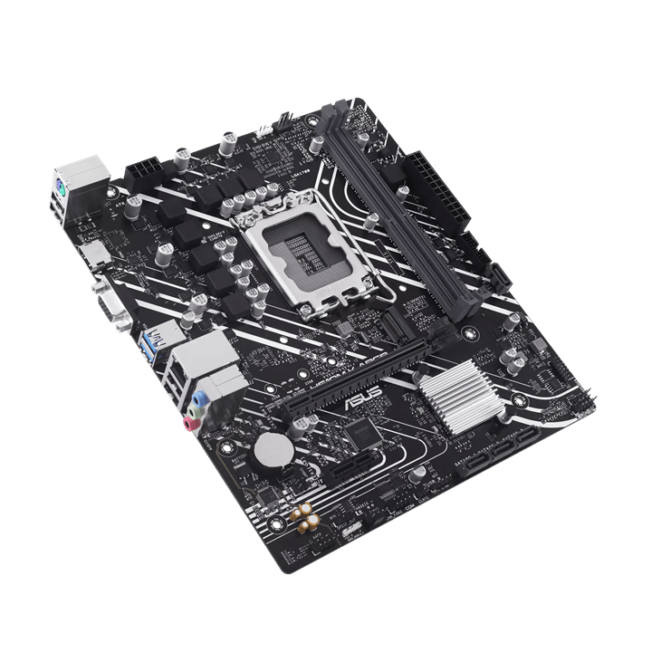 Материнская плата ASUS PRIME  H610M-K ARGB, LGA1700 2xDDR5 4xSATA3 M.2 VGA HDMI mATX