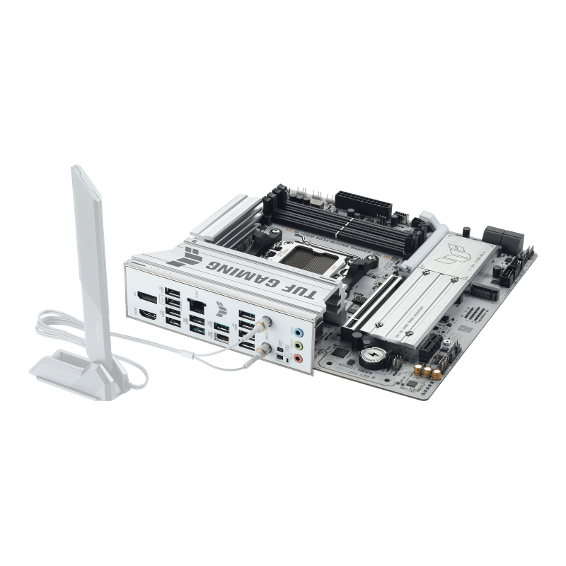 Материнская плата ASUS TUF GAMING B850M-PLUS WIFI7 W AM5 4xDDR5 4xSATA 3xM.2 HDMI DP Type-C mATX