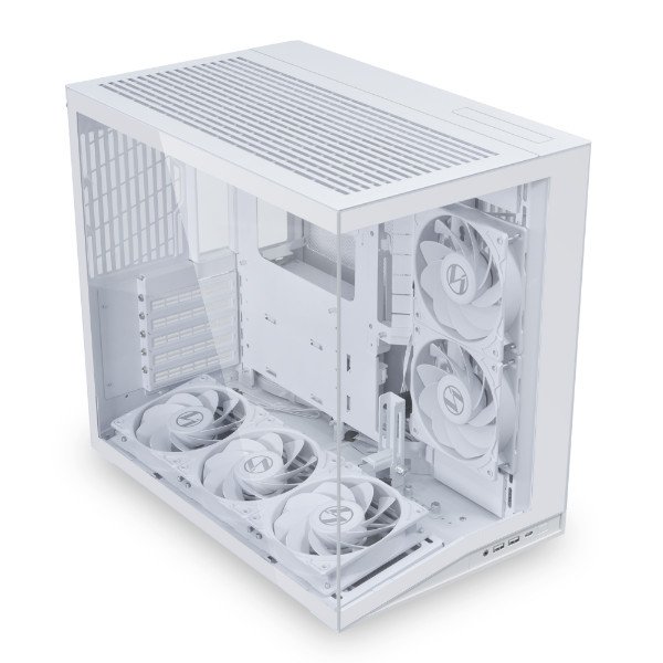 Корпус Lian Li O11 Dynamic MINI V2 FLOW ATX/mATX/ITX Back-connect:ATX USB-C G99.O11DMIV2FW.00 Белый