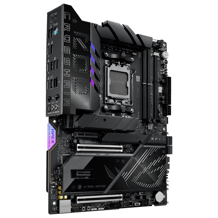 Материнская плата ASUS ROG CROSSHAIR X870E APEX AM5 2xDDR5 4xSATA Raid 5xM.2 3xType-C ATX