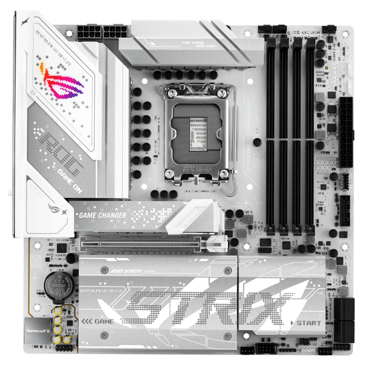 Материнская плата ASUS ROG STRIX B860-G GAMING WIFI, LGA1851 B860 4xDDR5 4xSATA 4xM.2 HDMI DP mATX