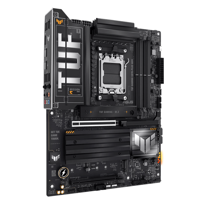 Материнская плата ASUS TUF GAMING X870-PLUS WIFI AM5 4xDDR5 4xSATA3 Raid 4xM.2 HDMI DP ATX