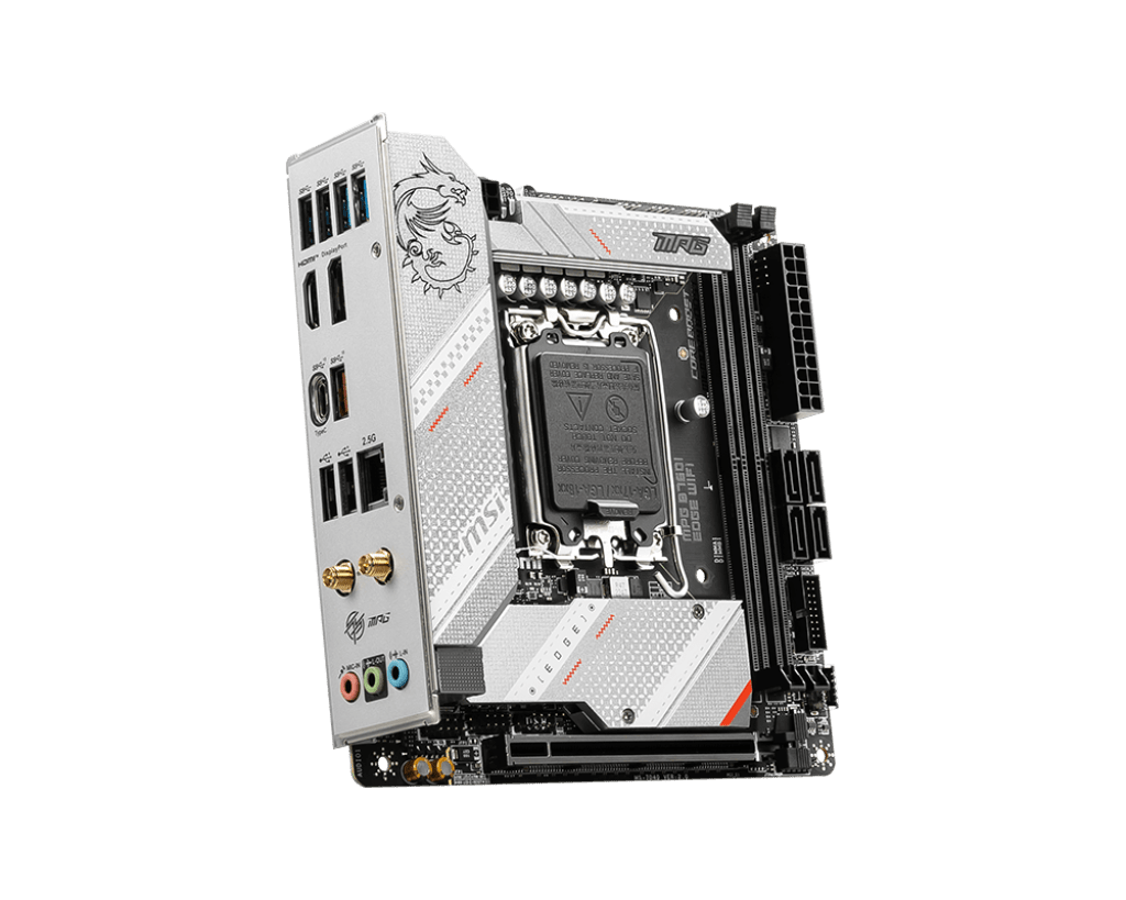 Материнская плата MSI MPG B760I EDGE WIFI LGA1700 2xDDR5 4xSATA3 2xM.2 HDMI DP M-ITX