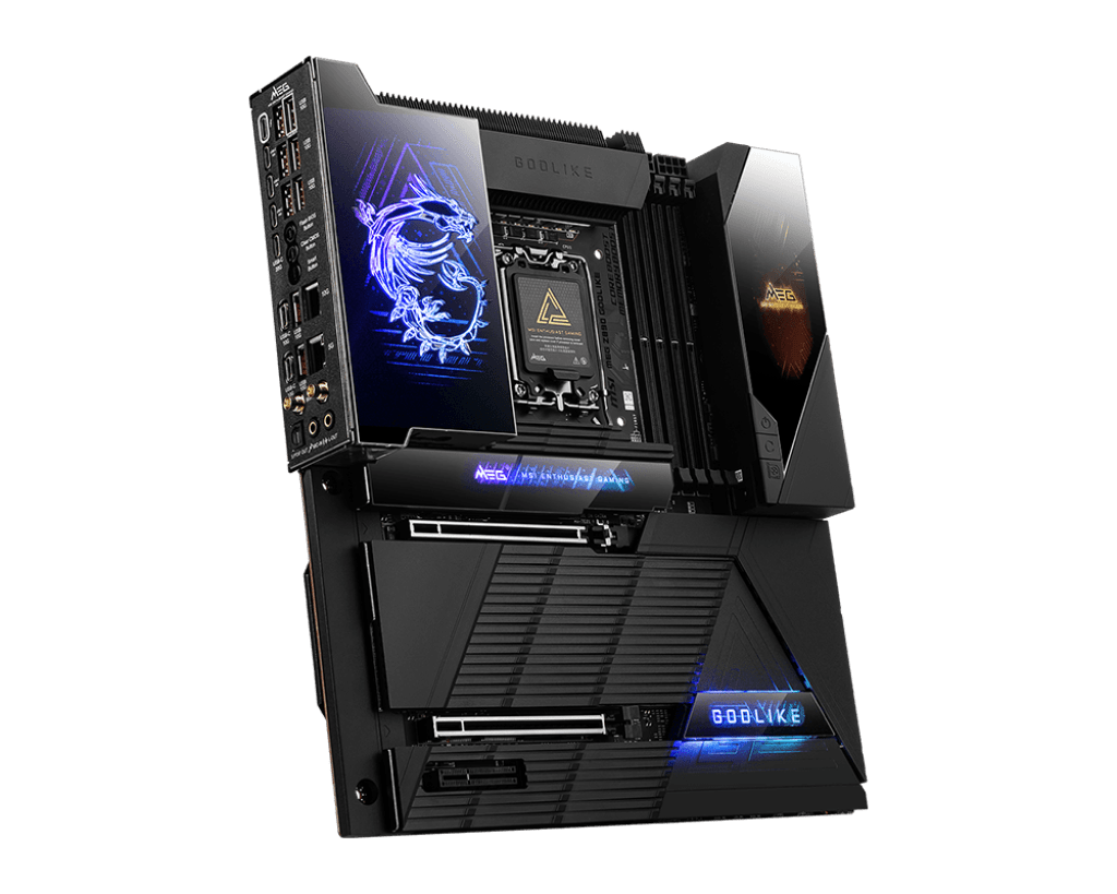 Материнская плата MSI MEG Z890 GODLIKE LGA1851 4xDDR5 4xSATA 8xM.2 USB-A 6xType-C E-ATX