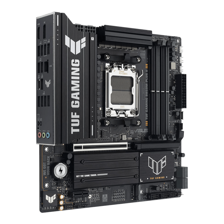 Материнская плата ASUS TUF GAMING B850M-PLUS II, AM5 B850 4xDDR5 4xSATA 3xM.2 1xHDMI 1xDP mATX