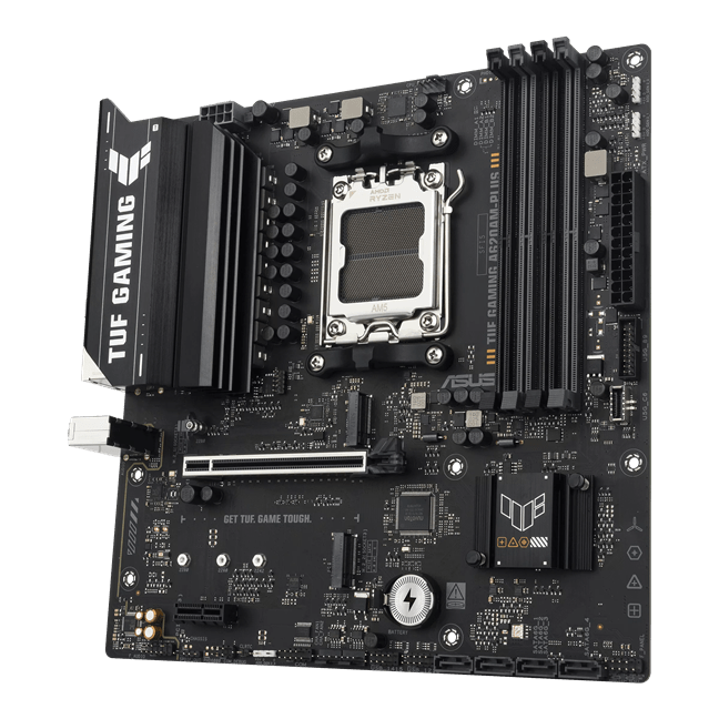 Материнская плата ASUS TUF GAMING A620AM-PLUS AM5 A620A 4xDDR5 4xSATA3 RAID 2xM.2 1xHDMI 2xDP mATX