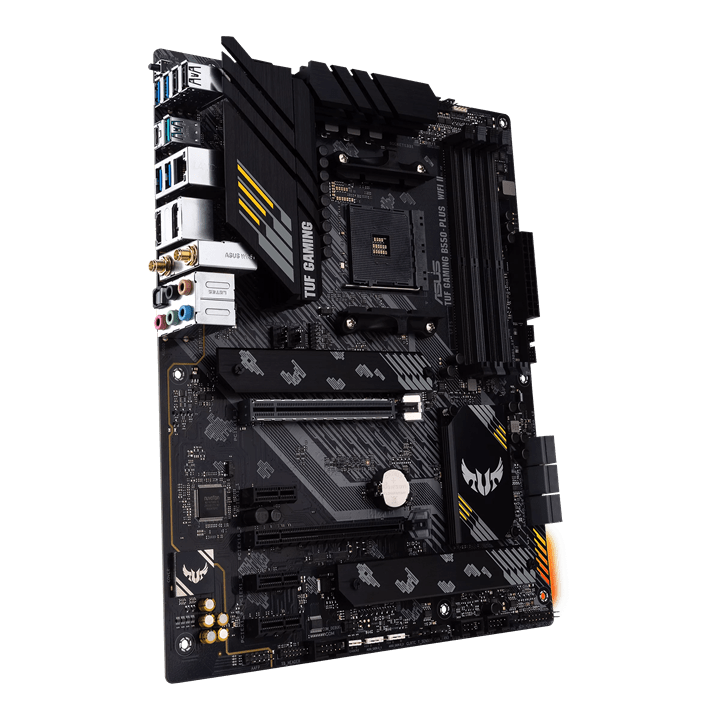 Материнская плата ASUS TUF GAMING B550-PLUS WIFI II AM4 4xDDR4 6xSATA3 2xM.2 RAID HDMI DP ATX