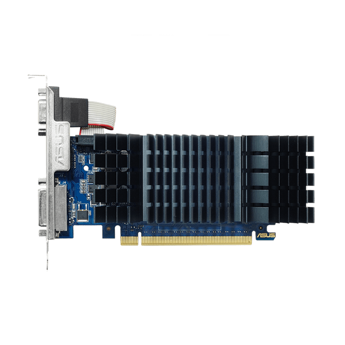 Видеокарта ASUS GeForce  GT730 2Gb 64bit GDDR5 902/1605 DVI HDMI HDCP PCI-E GT730-SL-2GD5-BRK