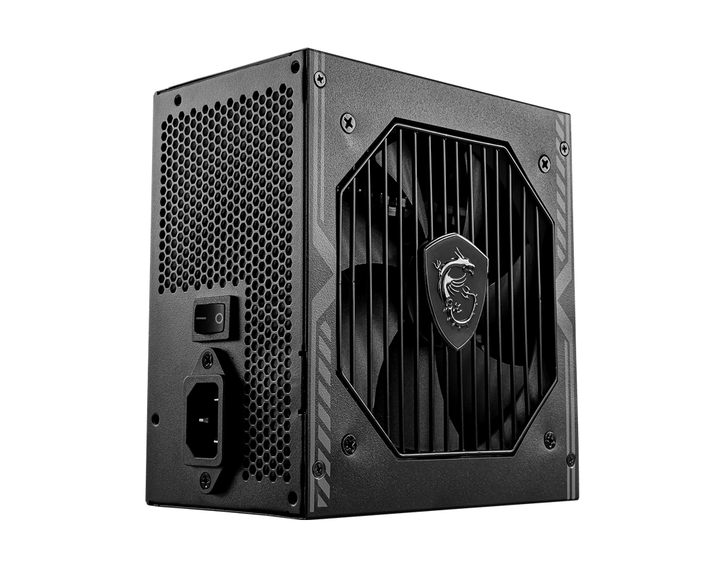 Блок питания MSI  550W, MAG A550BN, Non Modular, ATX, 80+ BRONZE, КПД >85%, Fan 120mm, Черный