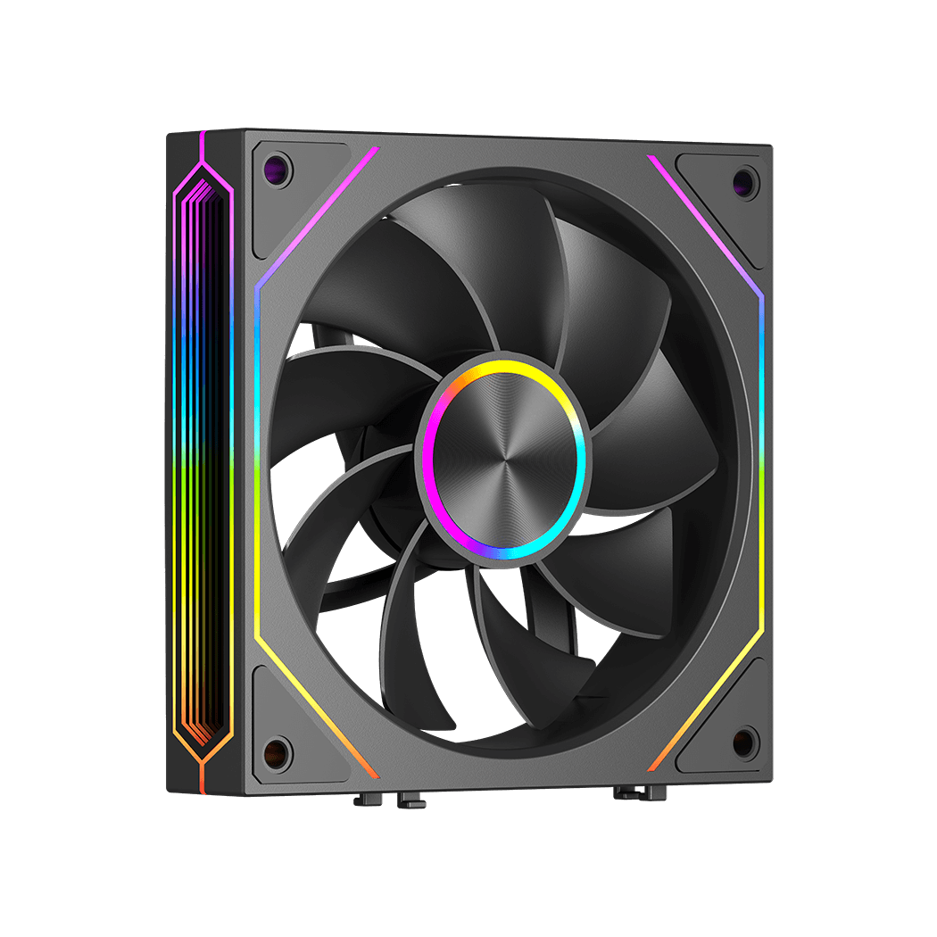 Вентилятор для корпуса PCCooler F3 X120R ARGB BK 1x(120x120x25mm) 800-1800RPM 54CFM Black