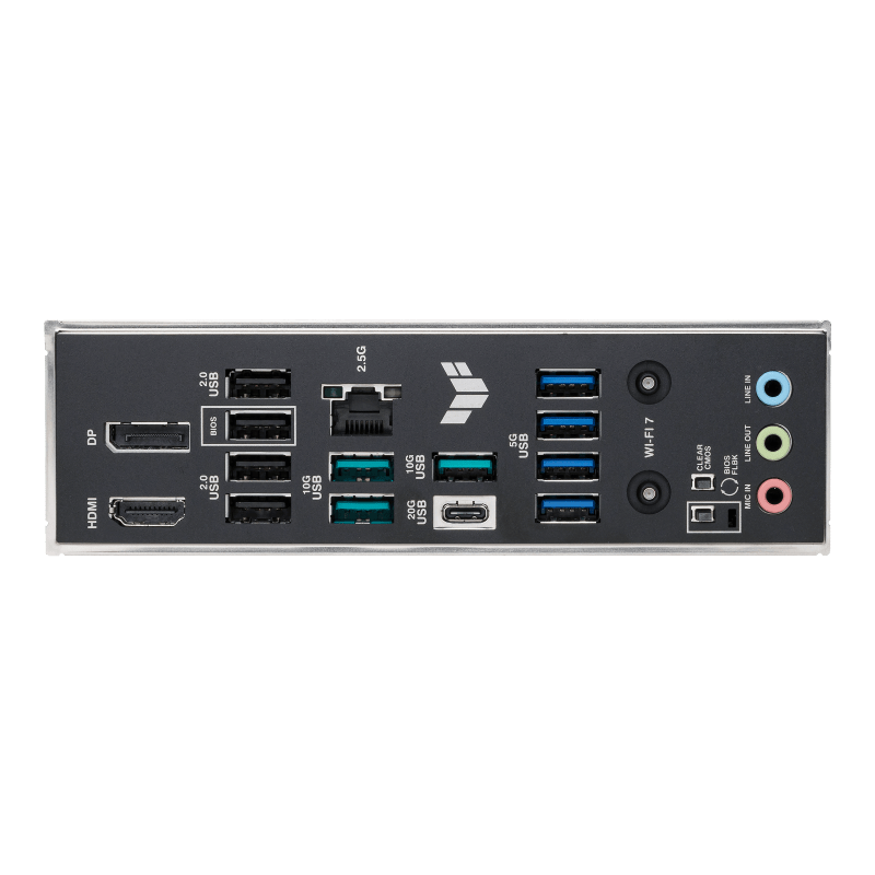 Материнская плата ASUS TUF GAMING B850M-PLUS WIFI7 AM5 4xDDR5 4xSATA 3xM.2 HDMI DP Type-C mATX
