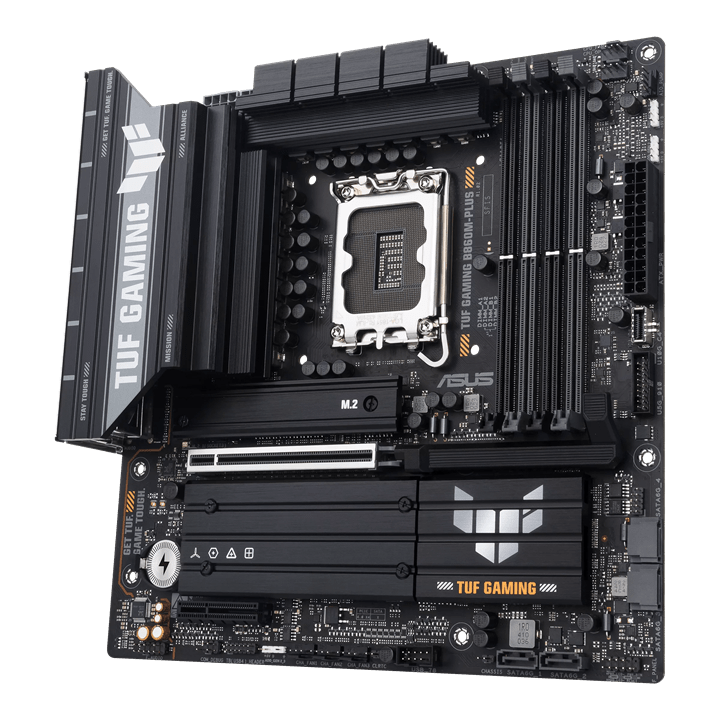 Материнская плата ASUS TUF GAMING B860M-PLUS, LGA1851 B860 4xDDR5 4xSATA 3xM.2 HDMI DP USB-C mATX