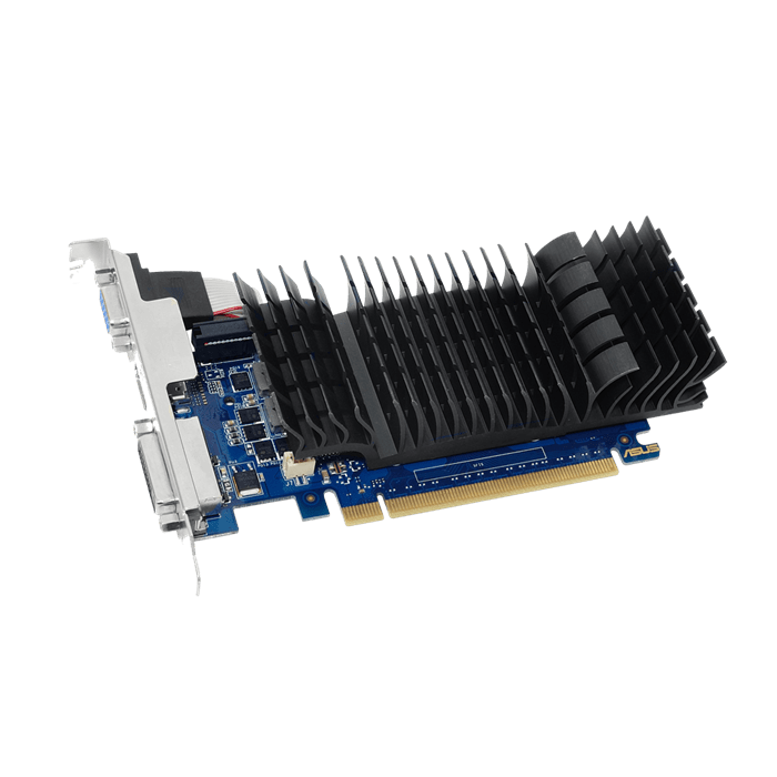 Видеокарта ASUS GeForce  GT730 2Gb 64bit GDDR5 902/1605 DVI HDMI HDCP PCI-E GT730-SL-2GD5-BRK