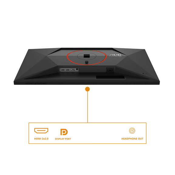 Монитор Игровой 27" AOC 27G4ZR/01 IPS 1920x1080 260Hz 1ms 300cd/m2 1000:1 2xHDMI DP HAS 2x2W Черный
