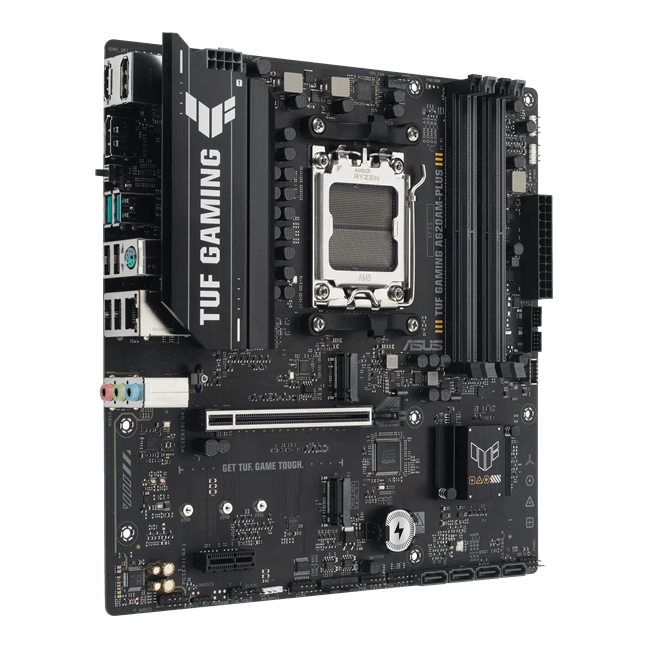 Материнская плата ASUS TUF GAMING A620AM-PLUS AM5 A620A 4xDDR5 4xSATA3 RAID 2xM.2 1xHDMI 2xDP mATX