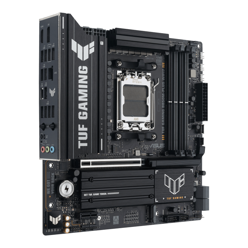 Материнская плата ASUS TUF GAMING B850M-PLUS WIFI7 AM5 4xDDR5 4xSATA 3xM.2 HDMI DP Type-C mATX