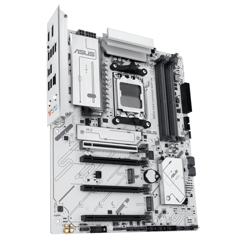 Материнская плата ASUS B850 MAX GAMING WIFI W AM5 4xDDR5 4xSATA3 RAID 3xM.2 HDMI DP USB-C ATX