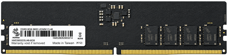 Оперативная память  8GB DDR5 5600MHz NOMAD UDIMM CL46 NMD5600D5U46-8GB Bulk Pack