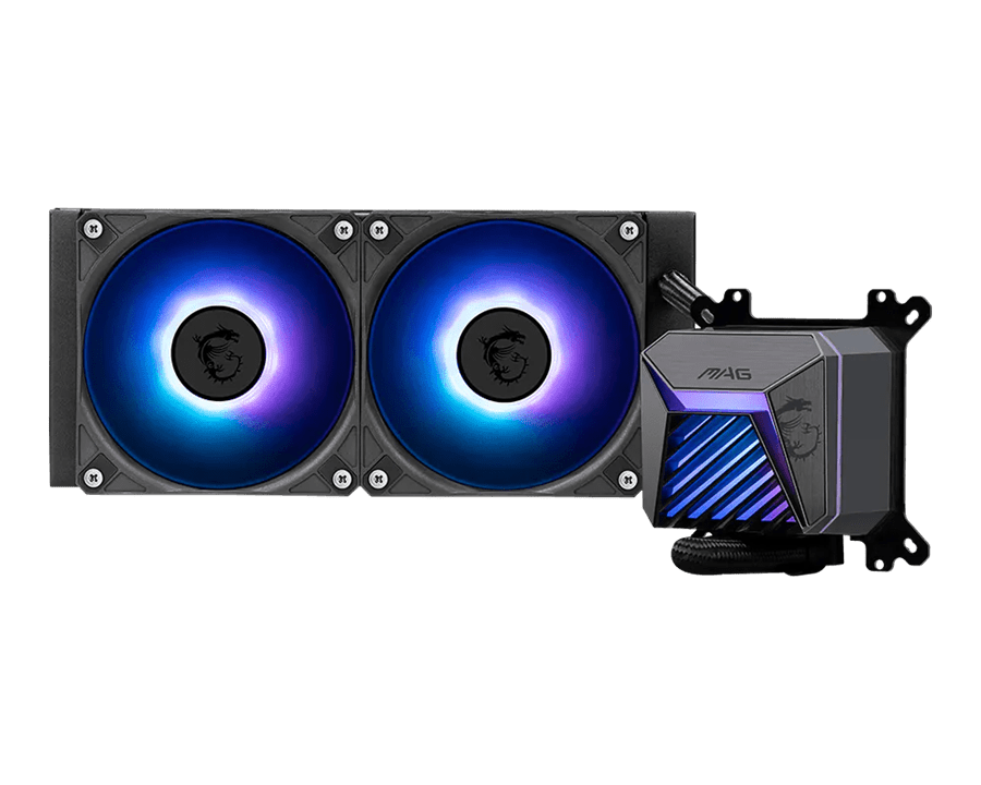 Водяное охлаждение для CPU MAG CORELIQUID A15 240 Socket Intel/AMD, ARGB, Fan 2x120см Черный