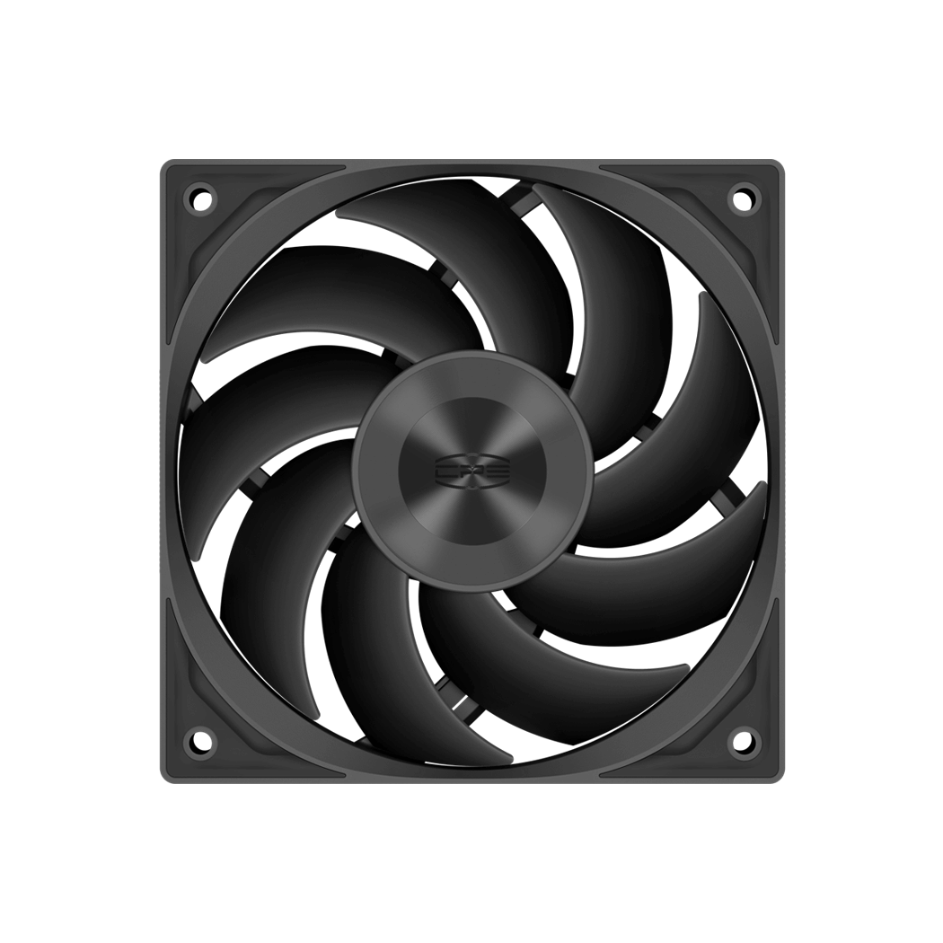 Вентилятор для корпуса PCCooler F5 R120 BK 1x(120x120x25mm) 500-2200RPM Black