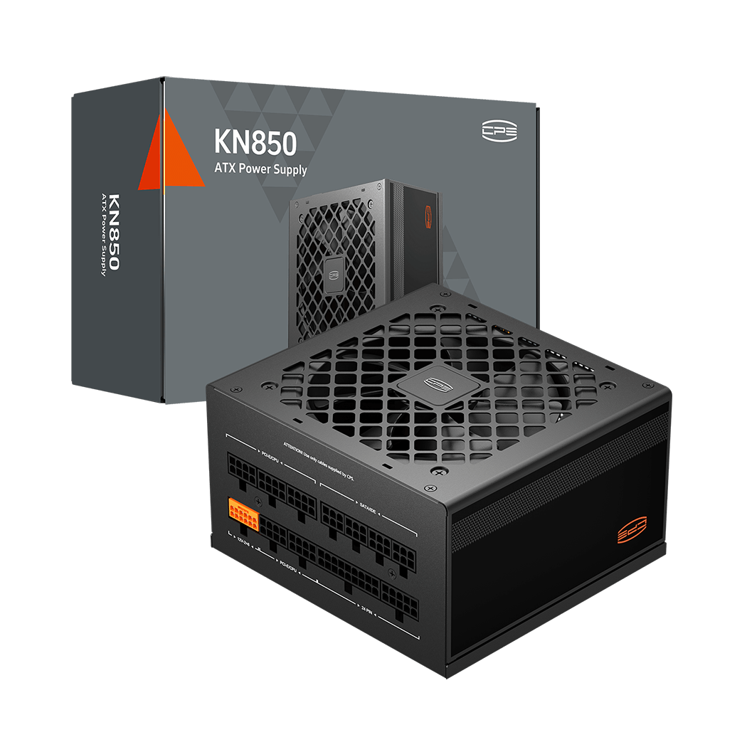 Блок питания PCCooler  850W, KN850, Full Modular, 80+ GOLD, ≥90.5%, Fan 120mm, Черный, P3-KN850-G1F