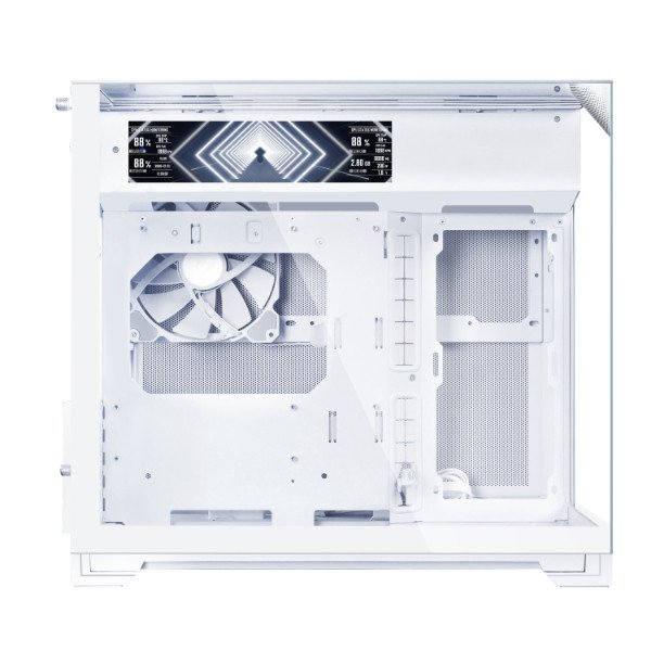 Корпус Lian Li O11 Vision-M Digital White mATX/ITX БП ATX 2xUSB3.0 1xType-C G99.O11VMDW.00 Белый