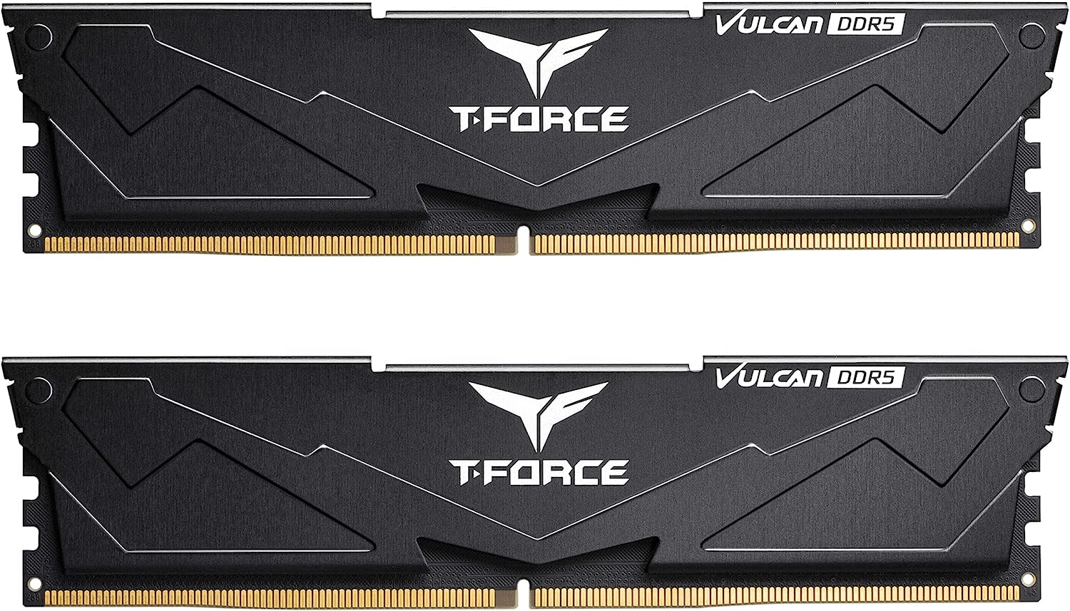 Оперативная память 32GB Kit (2x16GB) 6400MHz DDR5 Team Group VULCAN FLBD532G6400HC40BDC01 Black