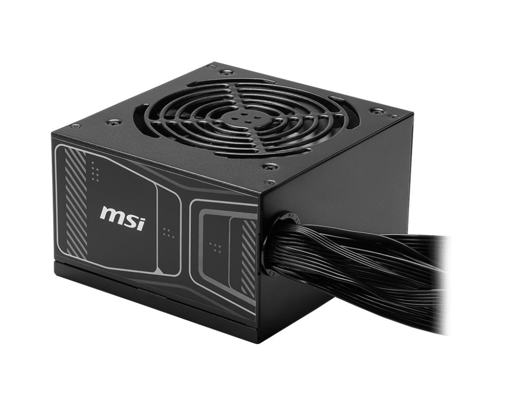 Блок питания MSI  750W, MAG A750GN PCIE5, Non Modular, ATX, 80+ GOLD, КПД >90%, Fan 120mm, Черный