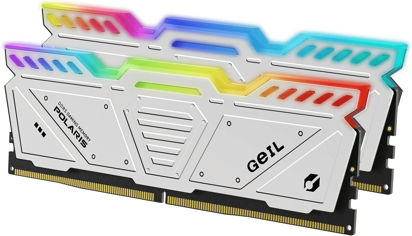 Оперативная память 32GB Kit (2x16GB) GEIL Polaris RGB 5600Mhz DDR5 UDIMM CL46 GOSW532GB5600C46DC