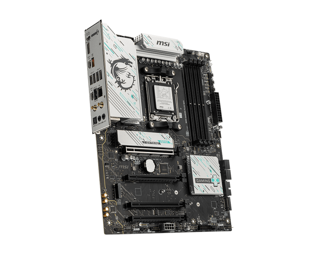 Материнская плата MSI B850 GAMING PLUS WIFI AM5 4xDDR5 4xSATA3 RAID 3xM.2 DP 2xType-C ATX