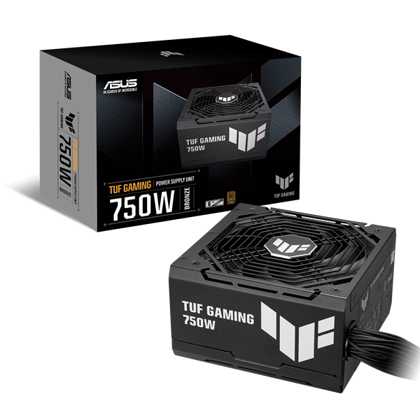 Блок питания ASUS  750W, TUF Gaming 750W Bronze, Non Modular, 80+ BRONZE, КПД 89%, TUF-GAMING-750B