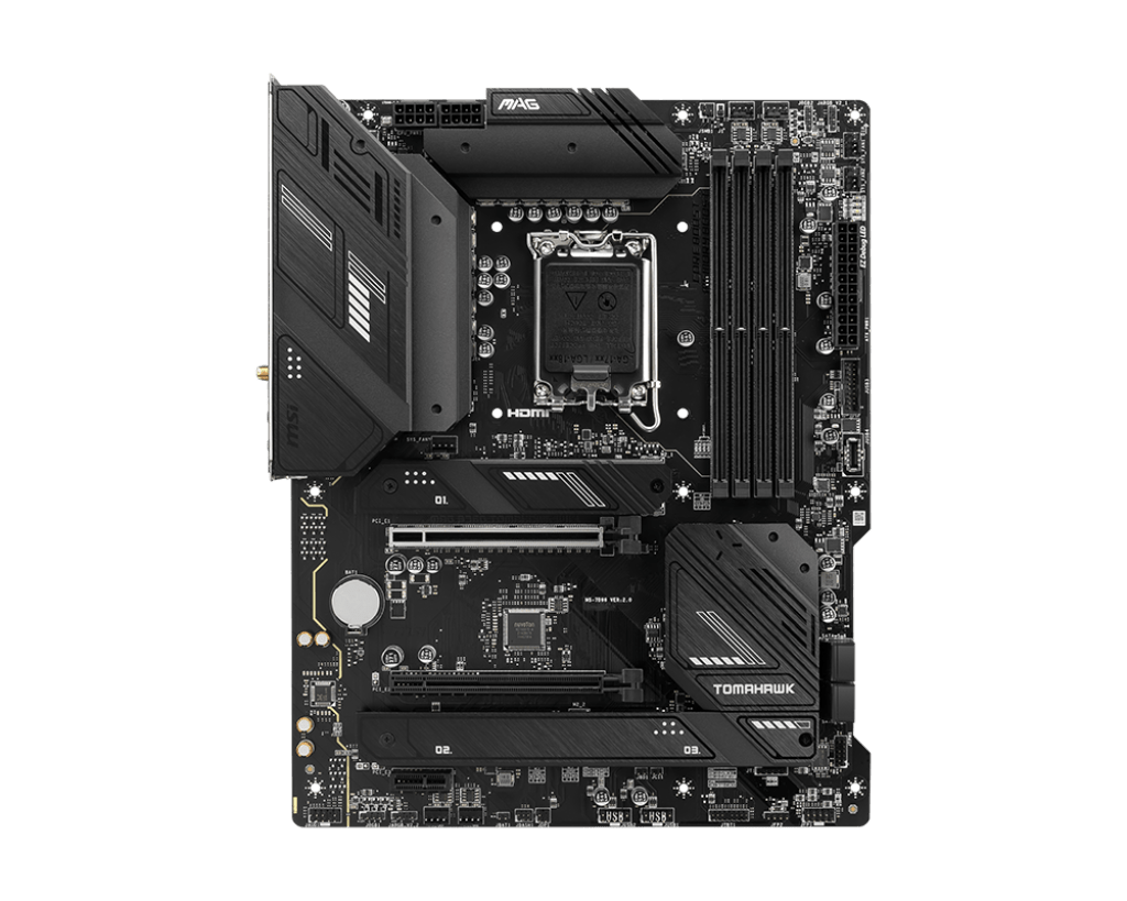 Материнская плата MSI MAG B760 TOMAHAWK WIFI LGA1700 4xDDR5 4xSATA3 RAID 3xM.2 HDMI DP ATX