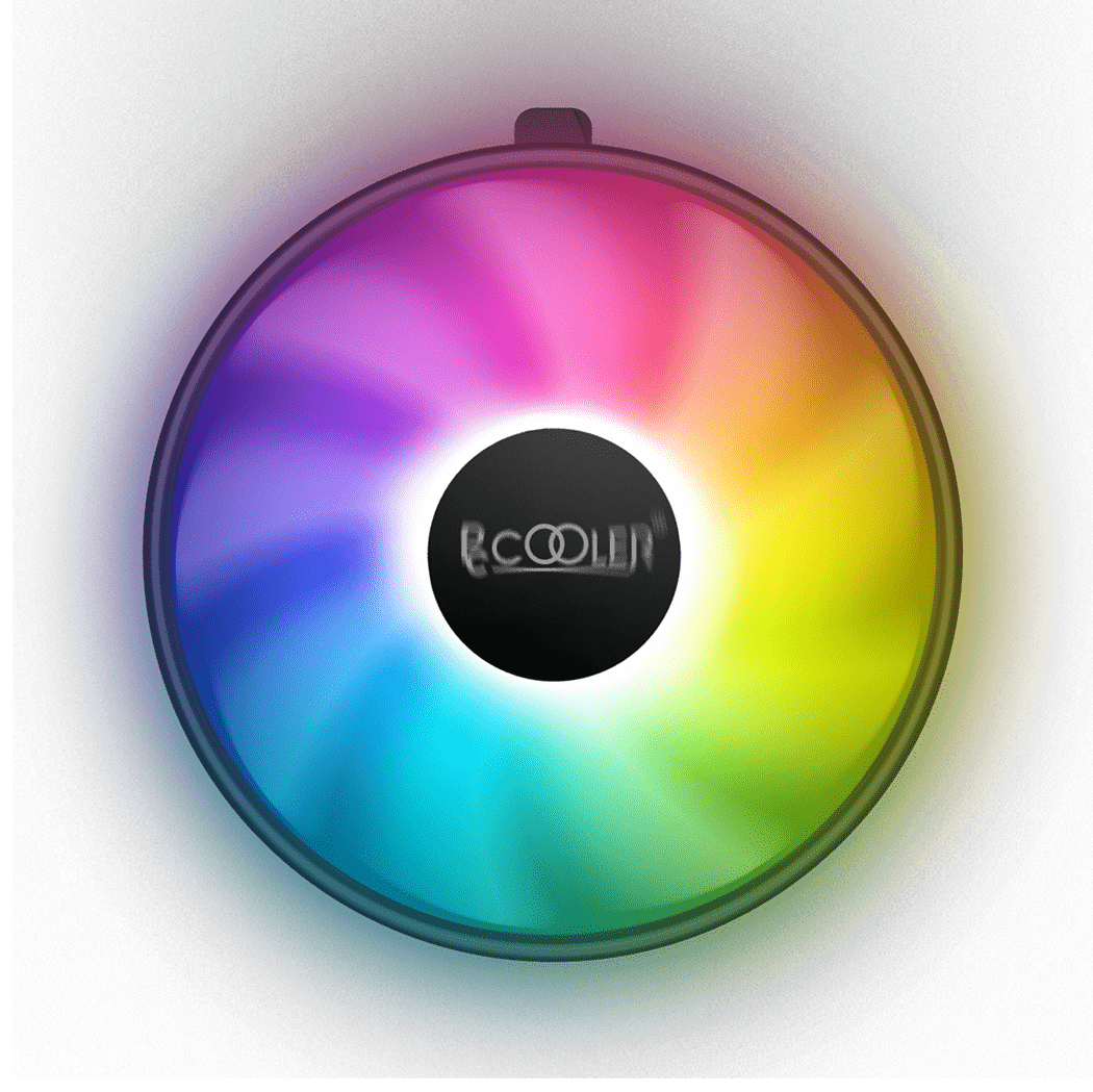 Вентилятор для процессора PCCooler E126M PRO RGB TDP 100W 1700/1200/115x/АМ5/AM4/AM3/AM3+/AM2 Черный