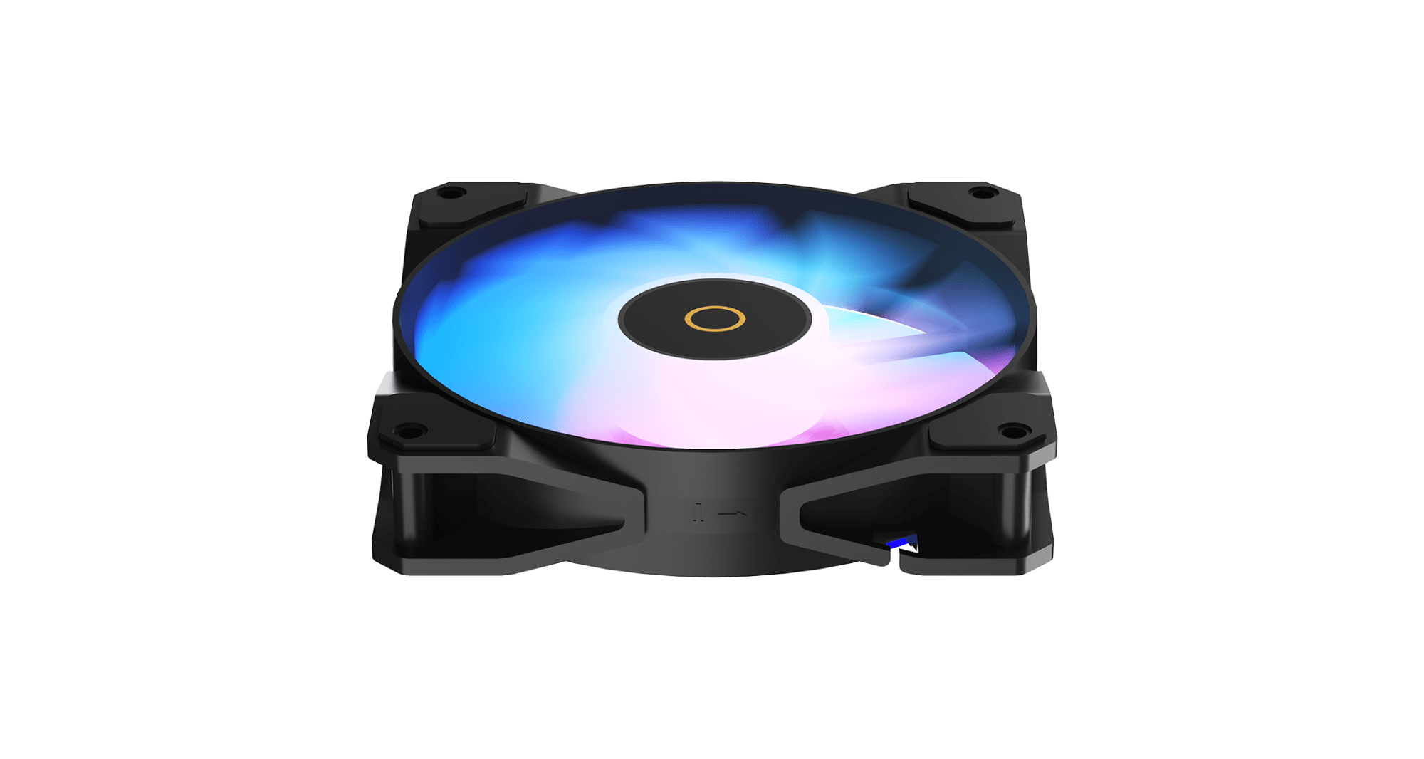 Вентилятор для корпуса Ocypus Beta F12 BK ARGB 1x(120x120x25mm) 1600RPM 56CFM Черный