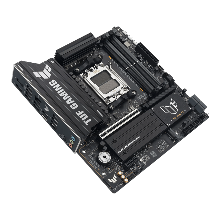 Материнская плата ASUS TUF GAMING B850M-PLUS II, AM5 B850 4xDDR5 4xSATA 3xM.2 1xHDMI 1xDP mATX