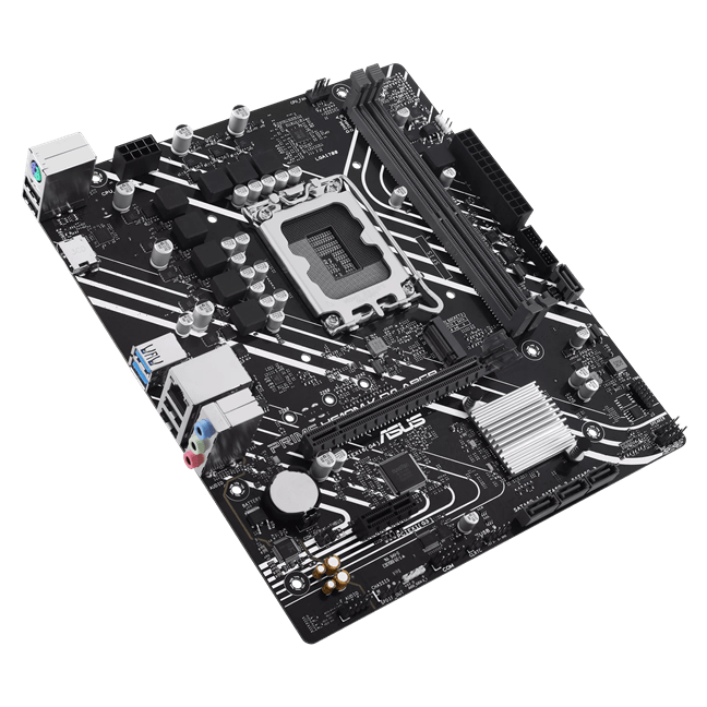 Материнская плата ASUS PRIME  H610M-K D4 ARGB, LGA1700 2xDDR4 4xSATA3 M.2 1xHDMI 2xARGB mATX