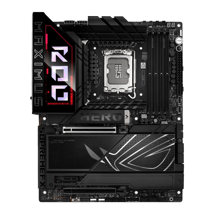 Материнская плата ASUS ROG MAXIMUS Z890 HERO, LGA1851 4xDDR5 4xSATA3 6xM.2 HDMI USB-C ATX