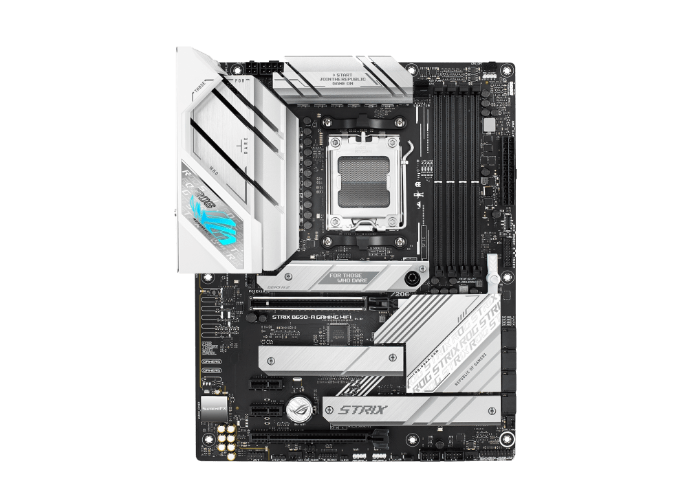Материнская плата ASUS ROG STRIX B650-A GAMING WIFI AM5 4xDDR5 4xSATA3 Raid 3xM.2 HDMI DP ATX