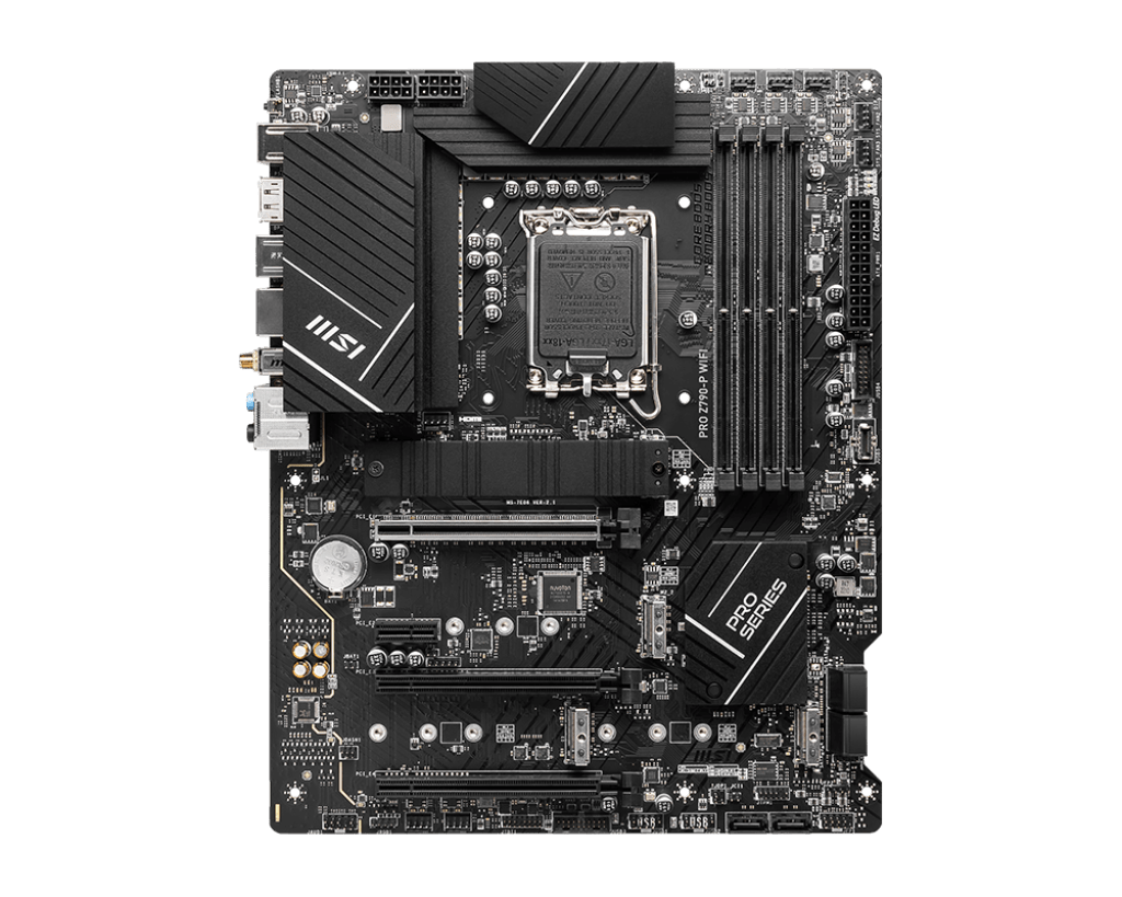 Материнская плата MSI PRO Z790-P WIFI LGA1700 4xDDR5 6xSATA3 RAID 4M.2 HDMI DP ATX