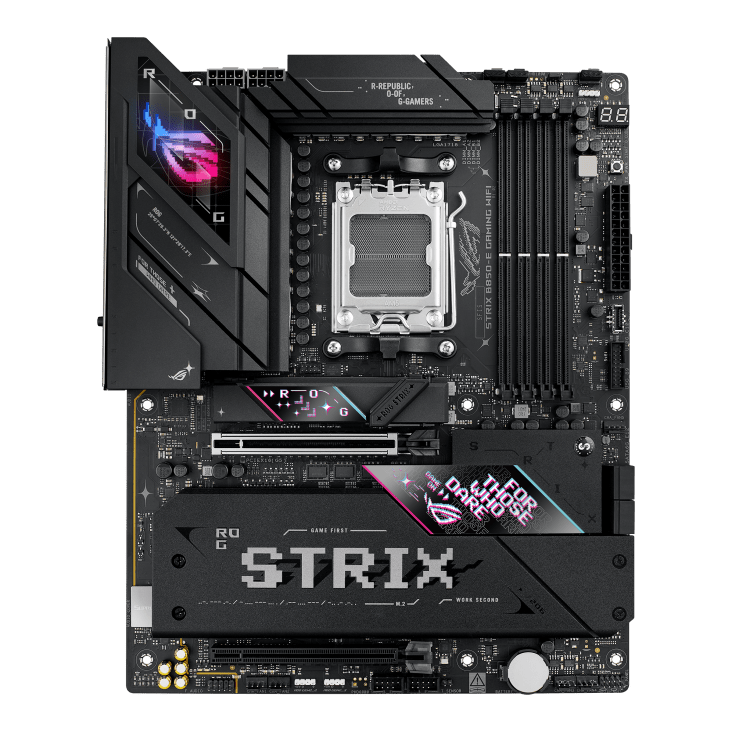 Материнская плата ASUS ROG STRIX B850-E GAMING WIFI AM5 4xDDR5 4xSATA 5xM.2 HDMI DP ATX