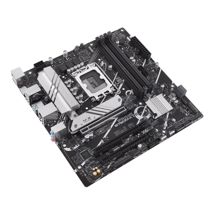 Материнская плата ASUS PRIME B760M-A D4-CSM, LGA1700 B760 4xDDR4 4xSATA3 2xM.2 RAID 2xHDMI 1xDP mATX