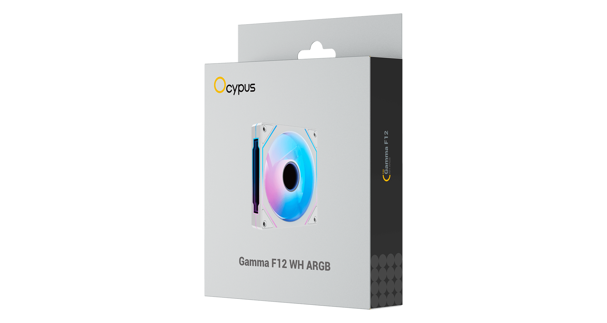 Вентилятор для корпуса Ocypus Gamma F12 WH ARGB 1x(120x120x25mm) 800-1600RPM 50CFM Белый