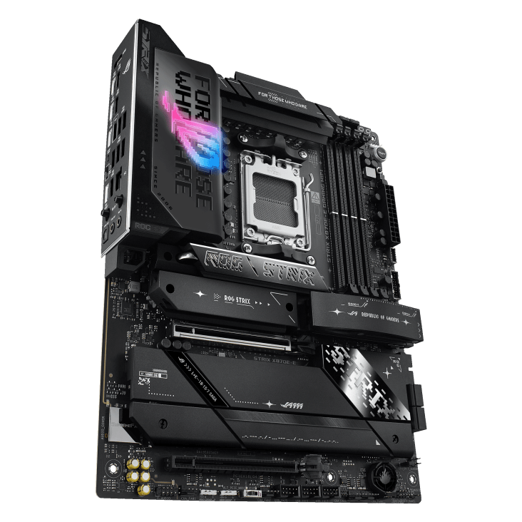 Материнская плата ASUS ROG STRIX X870E-E GAMING WIFI AM5 4xDDR5 4xSATA 5xM.2 HDMI HDMI USB-C ATX