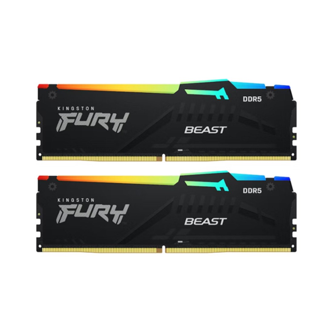 Оперативная память  32GB Kit (2x16) DDR5 6000MHz Kingston FURY Beast RGB EXPO CL30 KF560C30BBEAK2-32