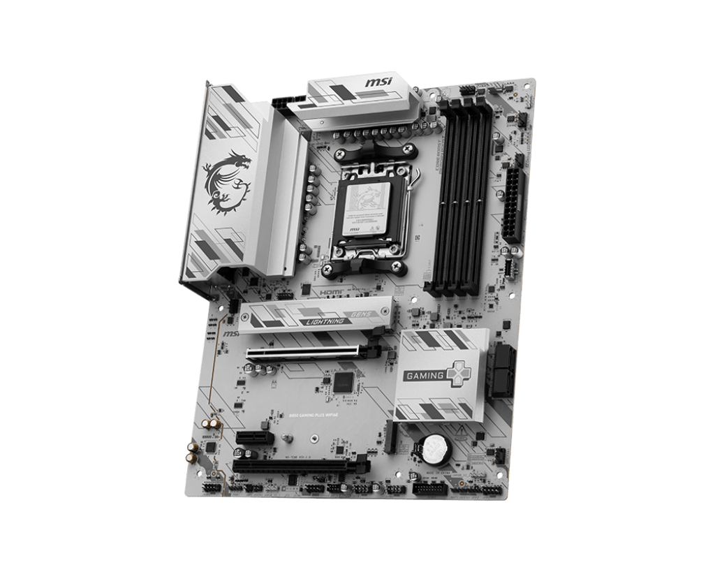 Материнская плата MSI B850 GAMING PLUS WIFI6E AM5 4xDDR5 4xSATA3 RAID 2xM.2 DP HDMI 2xType-C ATX