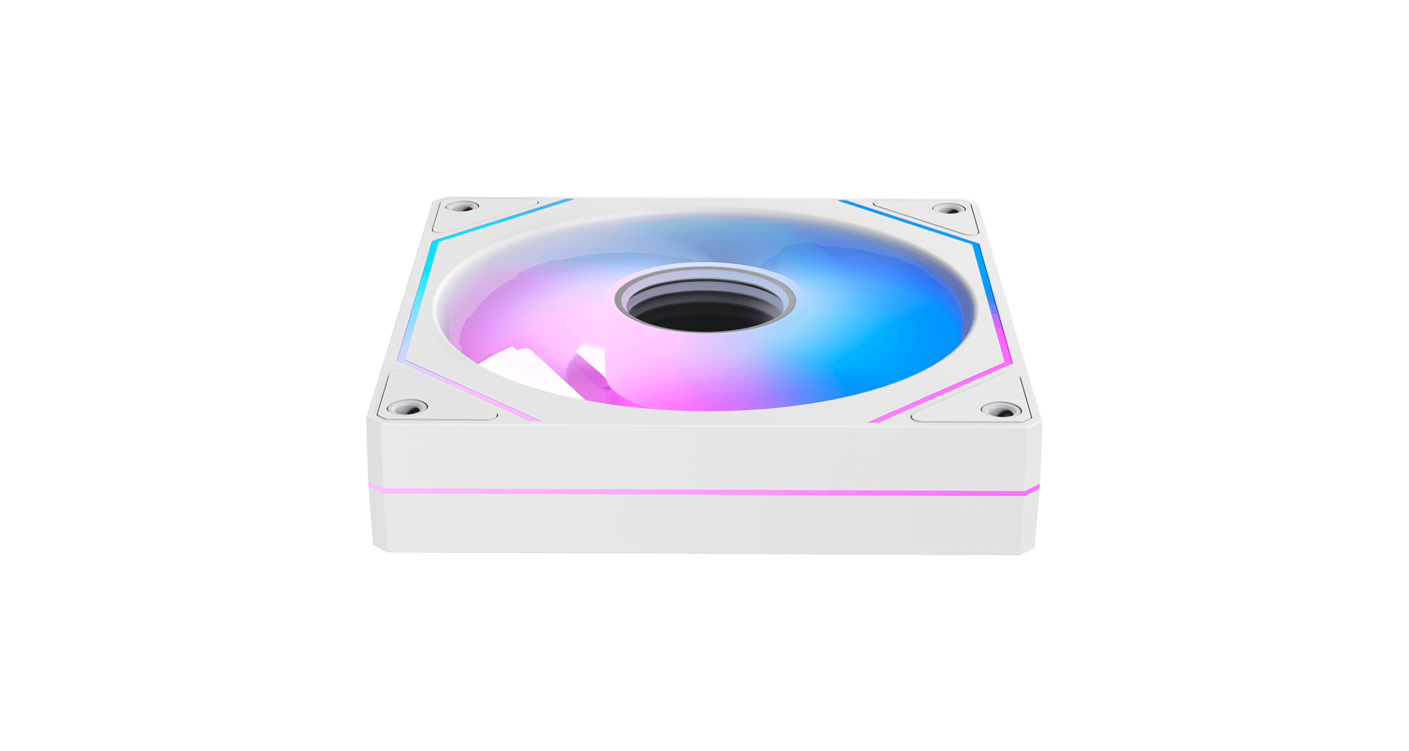 Вентилятор для корпуса Ocypus Gamma F12 WH ARGB 1x(120x120x25mm) 800-1600RPM 50CFM Белый