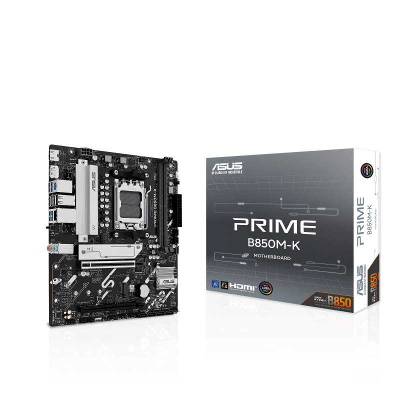 Материнская плата ASUS PRIME B850M-K AM5 2xDDR5 4xSATA3 RAID 2xM.2 HDMI DP mATX