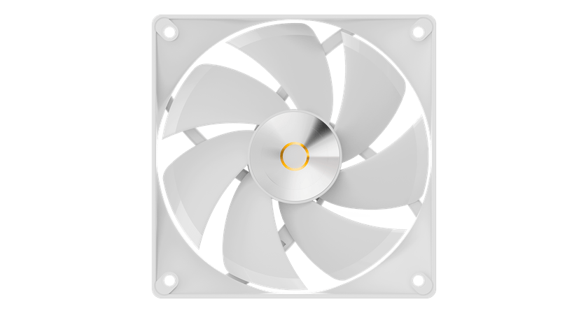 Вентилятор для корпуса Ocypus Delta F12 WH 1x(120x120x25mm) 2000RPM 73CFM Белый